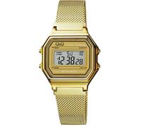 Q&Q Orologio analogico per unisex adulto al quarzo con cinturino in acciaio inossidabile C192J204Y