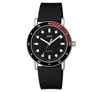 Q&Q Orologio da donna analogico quadrante nero-QB85J302Y, nero, Cinturino