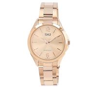 Q&Q Orologio da donna con cinturino in metallo, 3ATM, oro rosa