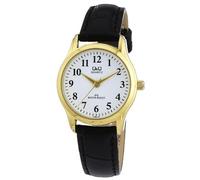 Q&Q - Orologio da polso, analogico al quarzo, pelle