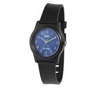 Q&Q Orologio sportivo da donna Blu Nero Analogico Silicone Plastica Quarzo, Blu, cinghia
