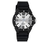 Q&Q WATCHES V30A-001VY - Orologio da uomo analogico-digitale al quarzo con cinturino in silicone