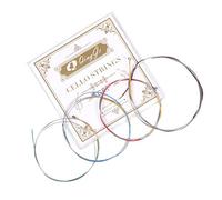 Q QINGGE Corde per violoncello con anima in acciaio 4/4 3/4 set corde per studenti - custodia sigillata previene la corrosione