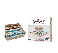 Q REAL QUEEN - Gioco da tavolo astratto versione Elegant con biglie in vetro Premium