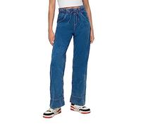 Q/S by s.Oliver Jeans Relaxed Fit, Gamba Larga, Blau, 34W x 32L Donna