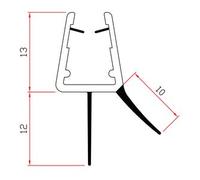 Q.TA'. 10 GUARNIZIONE PER BOX DOCCIA 2 M MOD.402