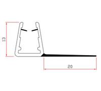 Q.TA'. 10 GUARNIZIONE PER BOX DOCCIA 2 M MOD.404/20
