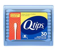 Q-tips Set di 30 cotton fioc, scudo per l'igiene, articoli da toeletta da viaggio, per primo soccorso, bellezza e bambino, 100% cotone
