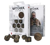 Q-Workshop 91391 Witcher Dice Set: Vesemir - The Sword Master (7) Accessori, Multicolore