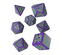 Pathfinder Roleplaying Gioco Goblin Dadi Set Paizo Q-workshop Viola & Verde