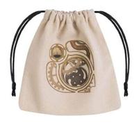 Q Workshop Borsa per dadi Steampunk Borsa in lino con coulisse Stampa bella e re