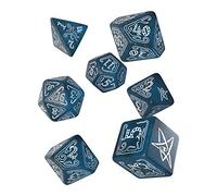 Call of Cthulhu Dice Set Abyssal & White (7)