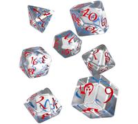 Q Workshop Classico gioco di ruolo Elfico rosso trasparente Meraviglioso set di