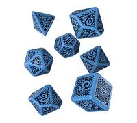 Q Workshop - CTA08 - Call of Cthulhu: The Outer Gods Azathoth Dice Set (7), Multicolore