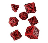 Q Workshop - CTN62 - Call of Cthulhu: The Outer Gods Nyarlathotep Dice Set (7), Multicolore