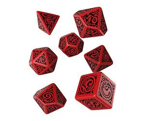 Q Workshop - CTN62 - Call of Cthulhu: The Outer Gods Nyarlathotep Dice Set (7), Multicolore