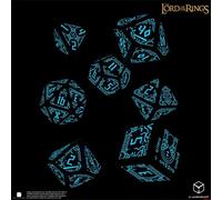 The Lord Of The Rings Dice Set Of 7 Moria (Glow In The Dark) Q Workshop