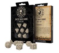 Q Workshop Dice Macabre Dice Set Power Of The Underworld Board Game 7 Units Oro Bambini