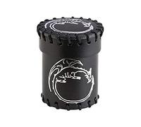 Q Workshop Dragon Black Leather Dice Cup