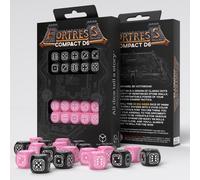 Fortress Compact D6 Dice Set Black&Pink (20)