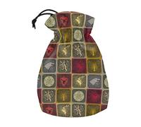 Q-Workshop Game of Thrones The Sigils Pattern Dice Pouch