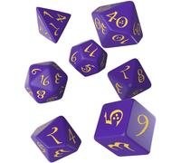 Q Workshop Gioco di ruolo classico Set di dadi semplici realizzati con 7 strumen