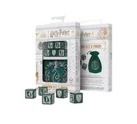 Q-Workshop Set dadi Harry Potter Serpeverde 5 dadi con sacchetto