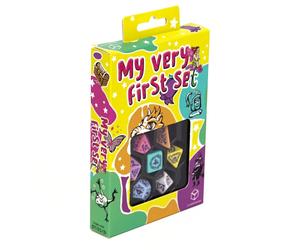 Q-WORKSHOP My Very First Dice Set Little Berry Set Dadi Multicolore RPG 7pc