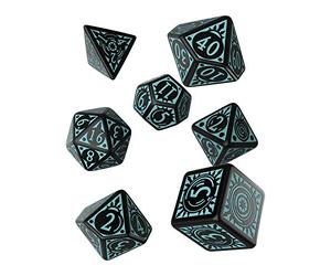Q Workshop Pathfinder Iron Gods (7) Dice Set, multicolore