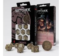 The Witcher Dadi Set Crones- Weavess E Moneta Ruolo Play Giochi Q-Workshop Nuovo