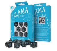 Q WORKSHOP Set Di Dadi RPG Llama Edizione Limitata Del 20° Anniversario Turchese