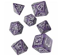 Q Workshop Ufficiale Starfinder Devastation Ark Nebula e dadi bianchi Set di 7