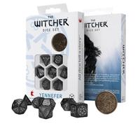 The Witcher Dadi Set Yennefer Ossidiana Star RPG Giocare Giochi Q-Workshop Nuovo