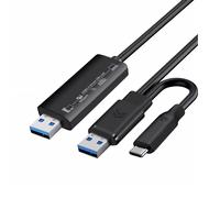 Q04C PC USB 3.0 Copiare Cavo Dati PC A PC Trasmissione Multimedia Windows 2m