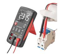 Q1 Multimetro digitale 9999 Tester analogico True RMS professionale fai da te Transistor Condensatore NCV Lcr Meter Prova la frequenza del segnale(Q1 Orange)