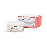 Q1, Q-Acne Mask, Maschera Viso per Acne, a Base di Argilla e Acido Salicilico, Azione Purificante e Antinfiammatoria, Rimuove il Sebo e le Impurità, 50 ml, Nuova Texture