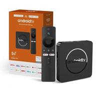 Q10 Smart TV Box Android 14-8K HDR10+, 4GB RAM 64GB ROM, Dual Wi-Fi 2.4G/5G, BT 5.0, Allwinner H313, Google Voice Assistant, Media Player com KODI