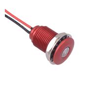 Q10F5ARXXSR02E Super Rosso Brillante 10mm 2.2VDC LED Panel Indicatore IP67 APEM