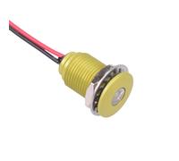 Q10F5AYXXSY12E Super Luminoso Giallo 10mm 12VDC LED Panel Indicatore IP67 APEM