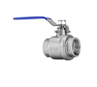 Q11F-16P 316 Stainless Steel Ball Valve Two-Piece Water Pipe Switch Ball Valve 2PC Threaded Joint 4 Points 6 Points(G1/2)