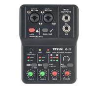 Q12 Scheda Audio per Registrazione Computer 16 Bit/48 KHZ Mixer Scheda Aud9874