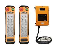 Q1600 16 pulsanti AC DC 12-24V 24-264V Interruttori a velocità singola Telecomando for gru Controllo gru Sollevamento gru Sollevamento gru(2T1R,24-264V)