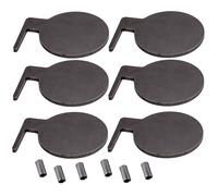 Q235 acciaio Bersaglio DUELLO Albero da te KIT 6pc 6" x 3/8" PAD W TUBI