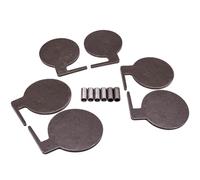 Q235 DUELLO Albero da te KIT 6in x 3/8" robusto acciaio Bersaglio Gong Paga