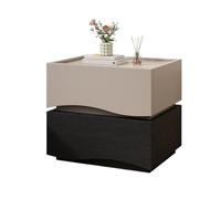Q2f8o3h5 comodino Comodino Camera da letto con serratura for la privacy Nightstand(Nero,XL)