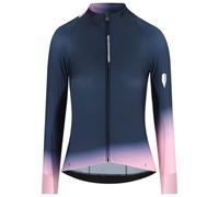 Q36.5 - Women's Gregarius Hybrid Collar Fade L/S Jersey - Maglietta da ciclismo S blu
