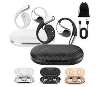 Q39 Ai Translation - Auricolari Bluetooth a clip, Q39 AI Translate, Bluetooth 5.4 in tempo reale, auricolari aperti per traduttori, compatibili con iOS e Android, ideali per viaggi, affari e