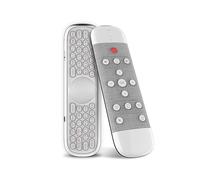 Q40 Telecomando Vocale 2.4G Tastiera Wireless Air Mouse IR Learning Micro-Type Gyro Retroilluminato Bianca