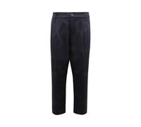Q4555 PANTALONE UOMO IMPERIAL MAN PINCES TROUSERS BLUE