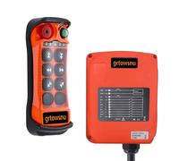 Q600 6 canali Pulsanti Telecomando per gru senza fili per Gru a ponte Gru a portale Industriale Paranco elettrico Trasmettitore e ricevitore radio (110-460V AC/DC)